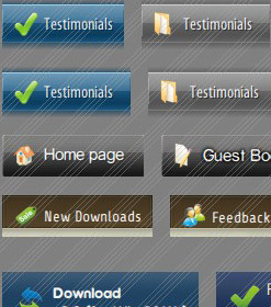 How To Make 3d Buttons Tab Menu Html