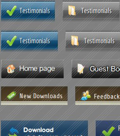 Botones Vista Web Pulldown Menu Html