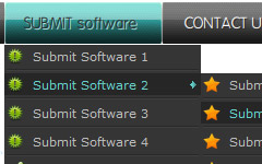 Mac Style Menu Vista Go Button Images