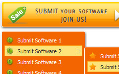 Gothic Menu HTML Menu Horizontal Deroulant