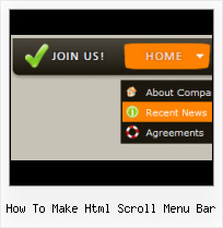 How To Make Html Scroll Menu Bar Simple Dhtml Rollover Menu