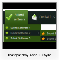 Transparency Scroll Style Mouseover Menu Script