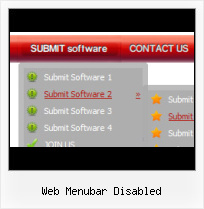 Web Menubar Disabled Menü in Css